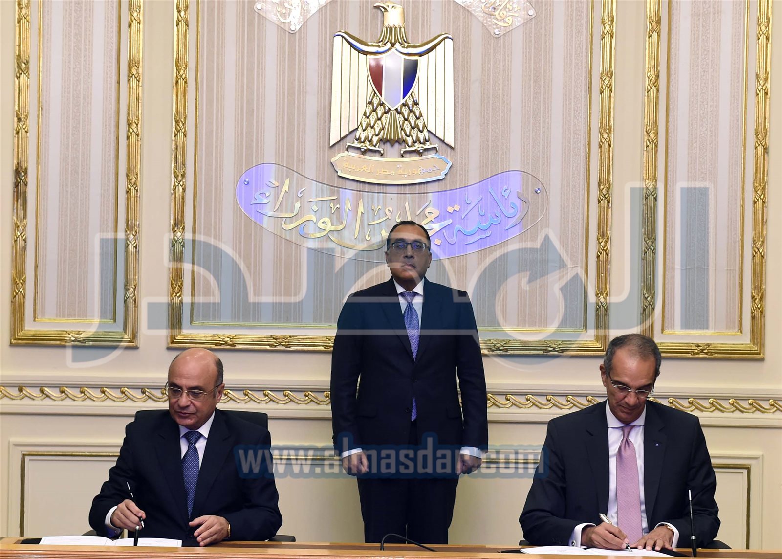 مراسم توقيع بروتوكول تعاون التقاضي عن بُعد فـالدعاوى المدنية