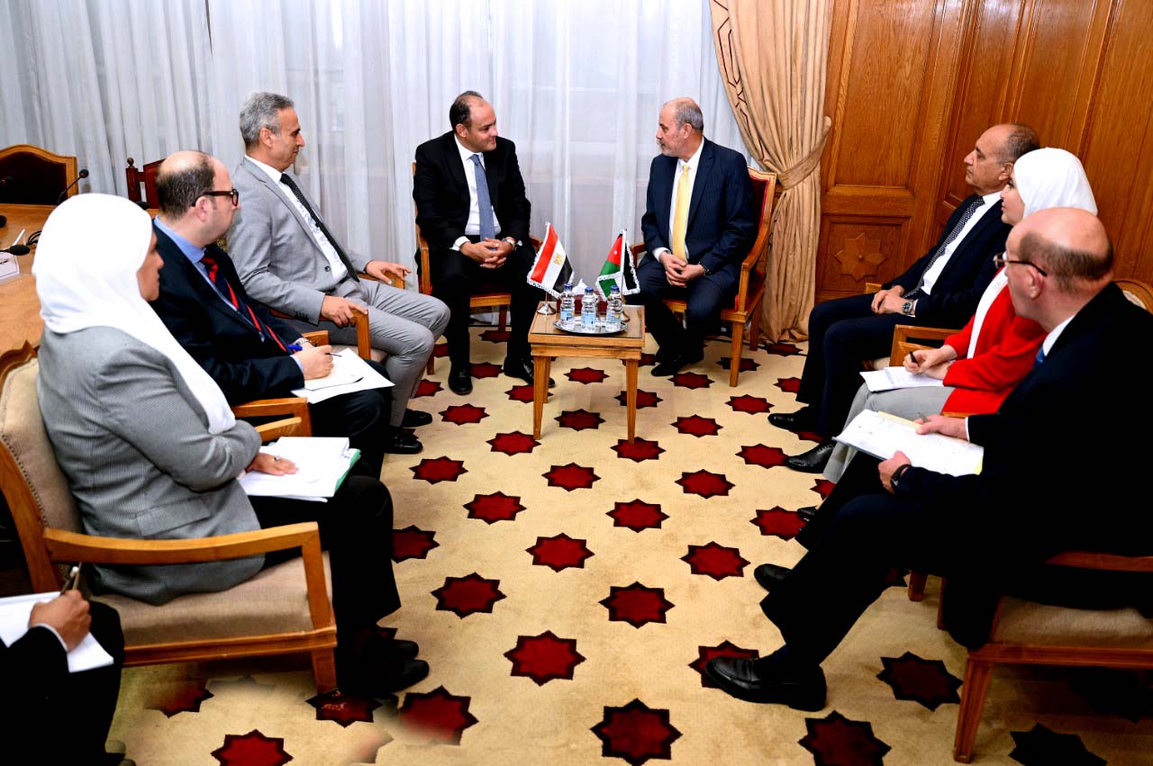 حركة التبادل التجاري بين مصر والأردن