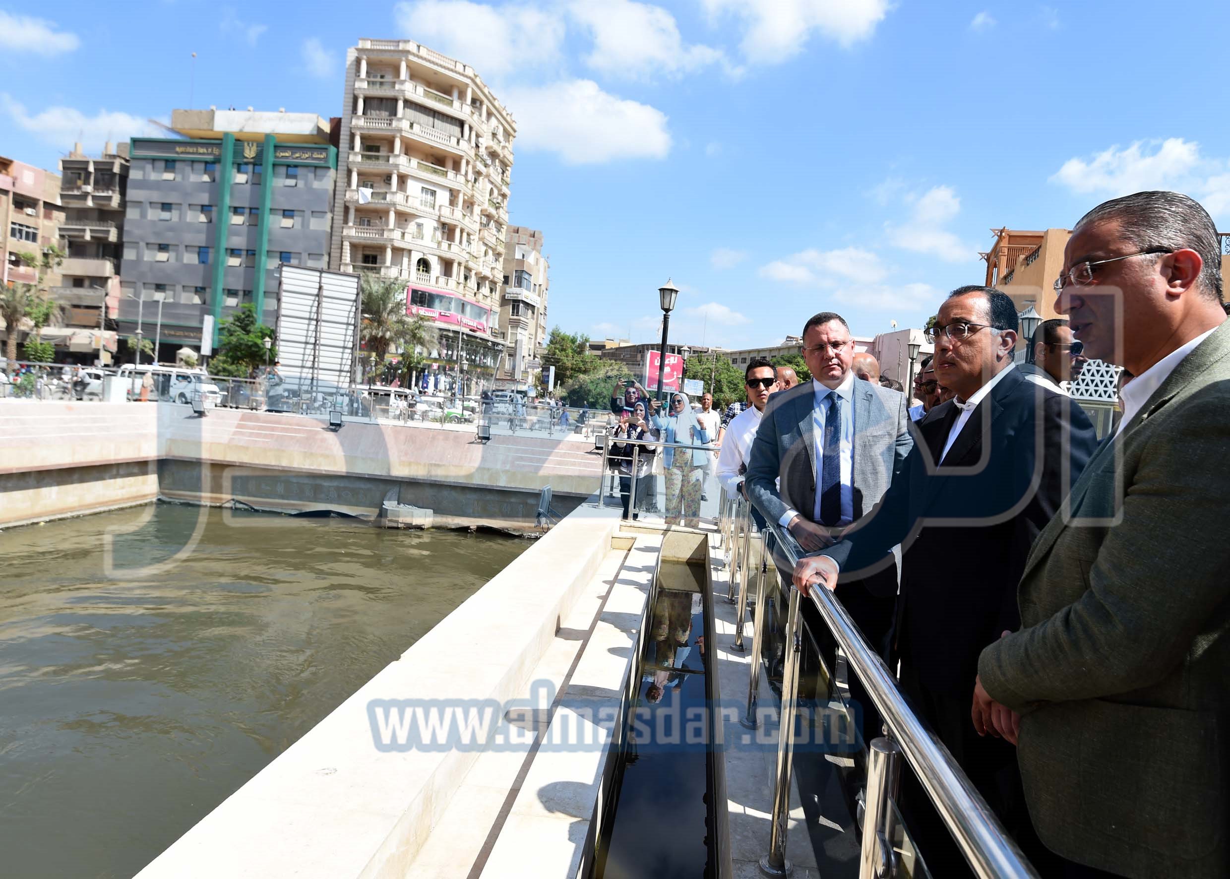 رئيس الوزراء يتفقد اعمال تطوير منطقة السواقي بمدينة الفيوم