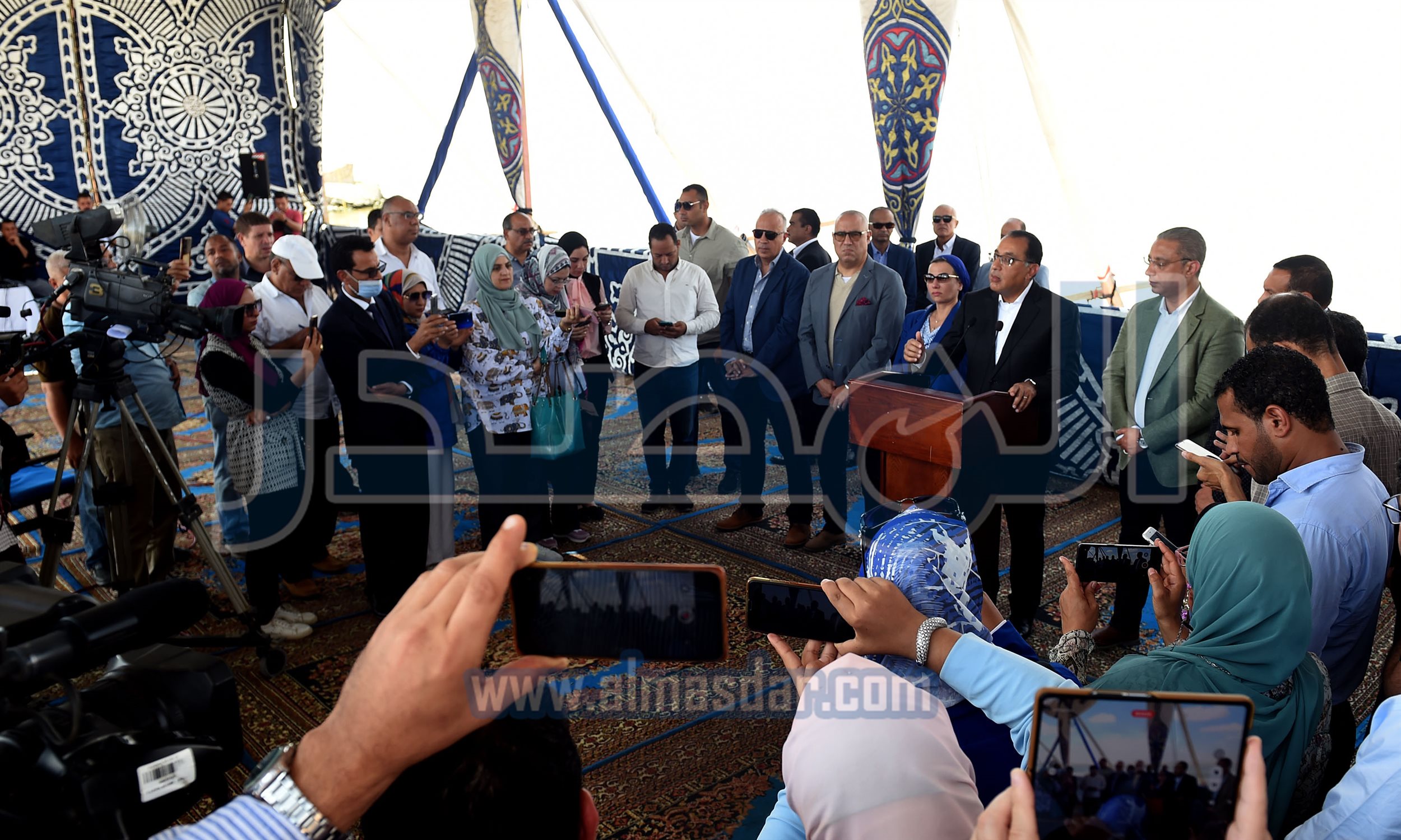 جانب من المؤتمر الصحفي