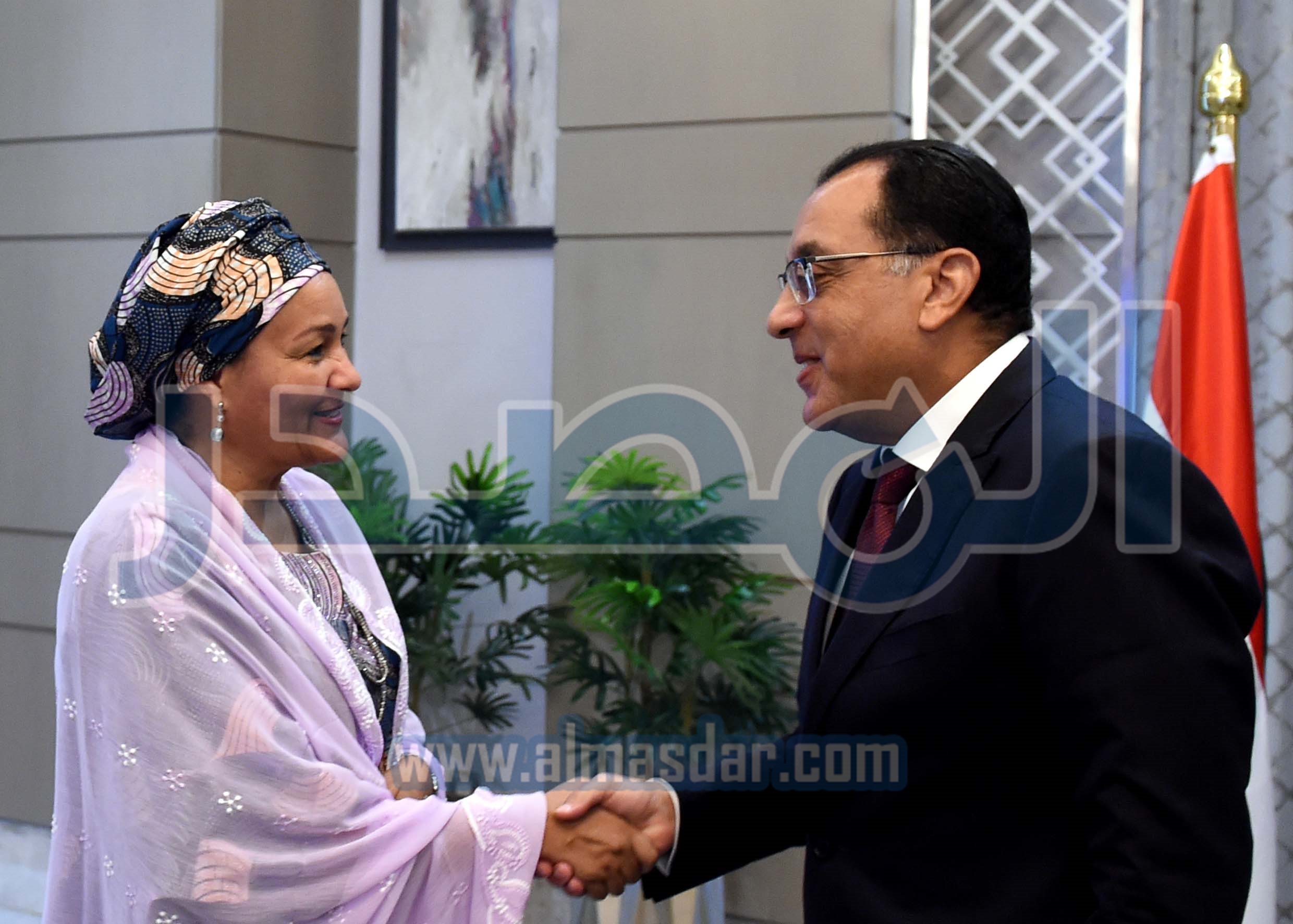 رئيس الوزراء يلتقي نائبة الأمين العام للأمم المتحدة بمقر الحكومة بالعاصمة الإدارية الجديدة