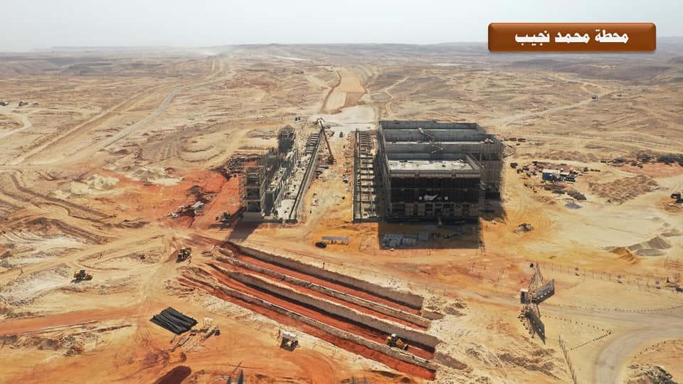 مشروع الخط الأول للقطار الكهربائي السريع من العين السخنة حتي محطة محمد نجيب