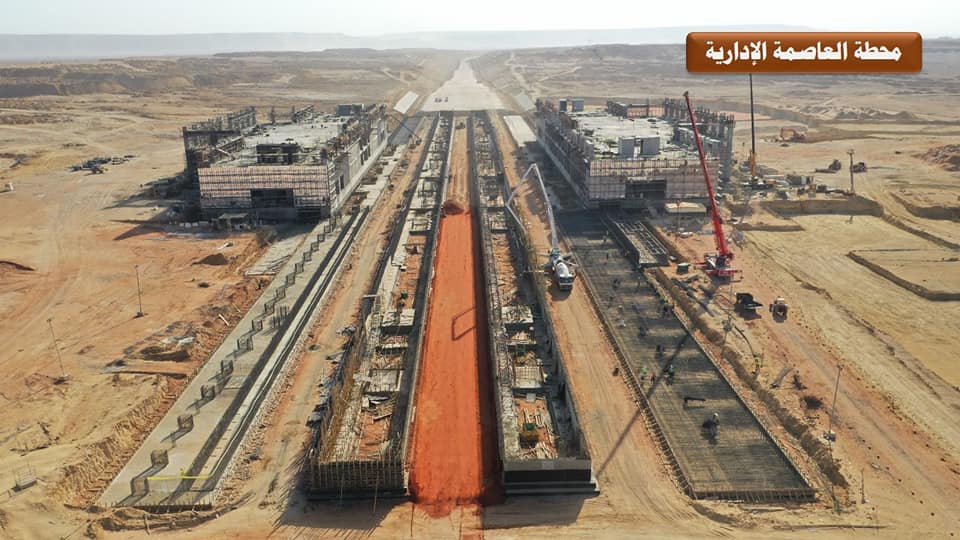 مشروع الخط الأول للقطار الكهربائي السريع من العين السخنة حتي محطة محمد نجيب