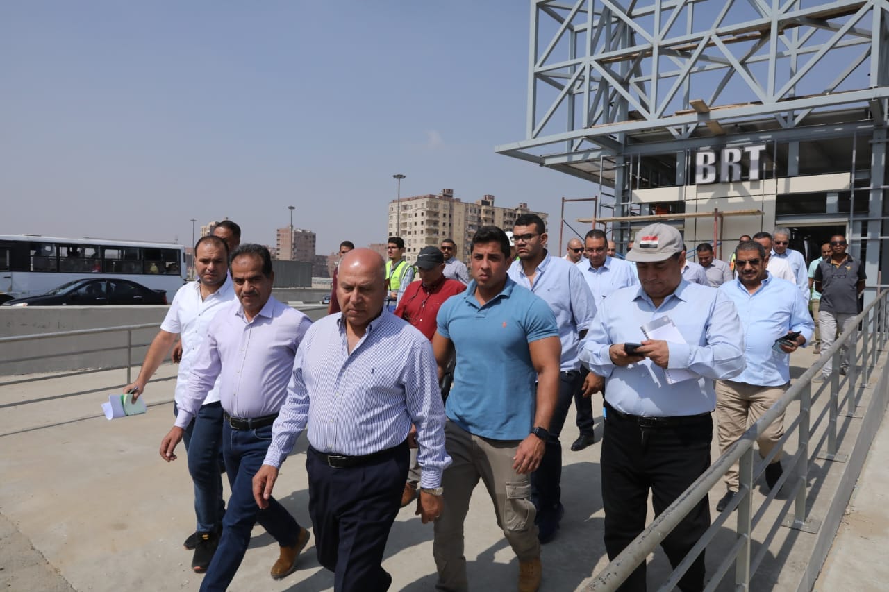 جولة تفقدية لمتابعة مشروع تطوير وتوسعة الطريق الدائري