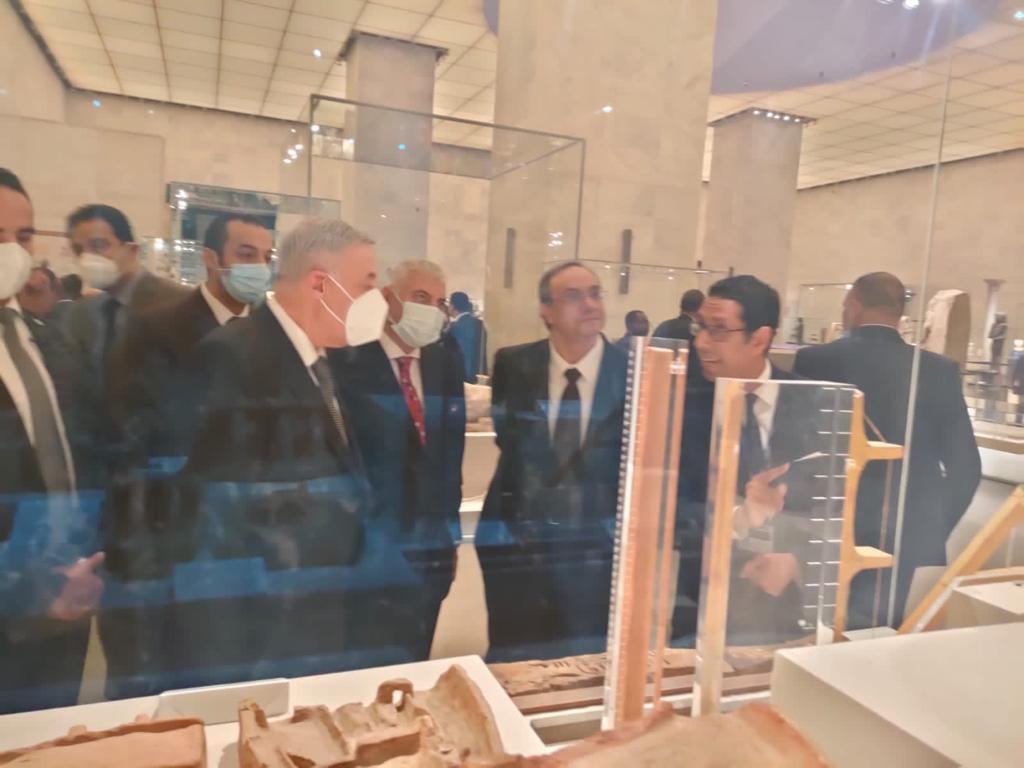 المتحف القومي يستقبل رئيس المحكمة الدستورية العليا