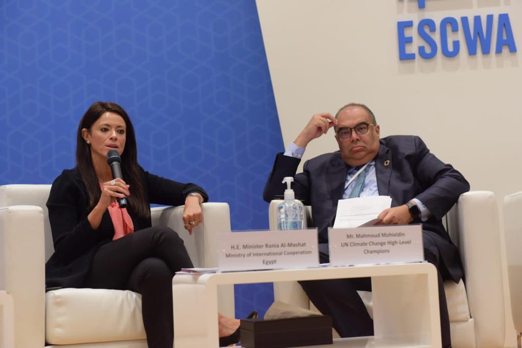 مشاركة الدكتورة رانيا المشاط في فعاليات المنتدى الإقليمي العربي ببيروت