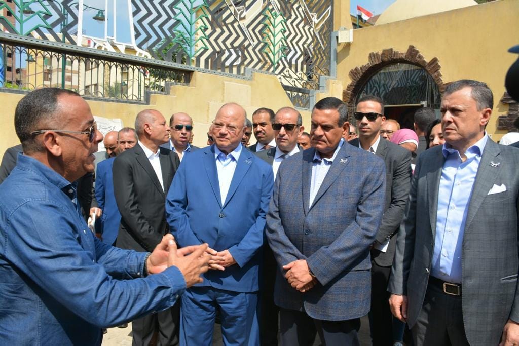 جانب من افتتاح منطقة شجرة السيدة العذراء مريم