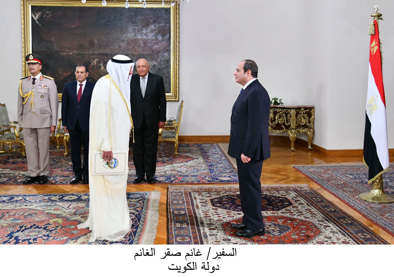 الرئيس السيسي يتسلم أوراق اعتماد 13 سفيراً جديداً