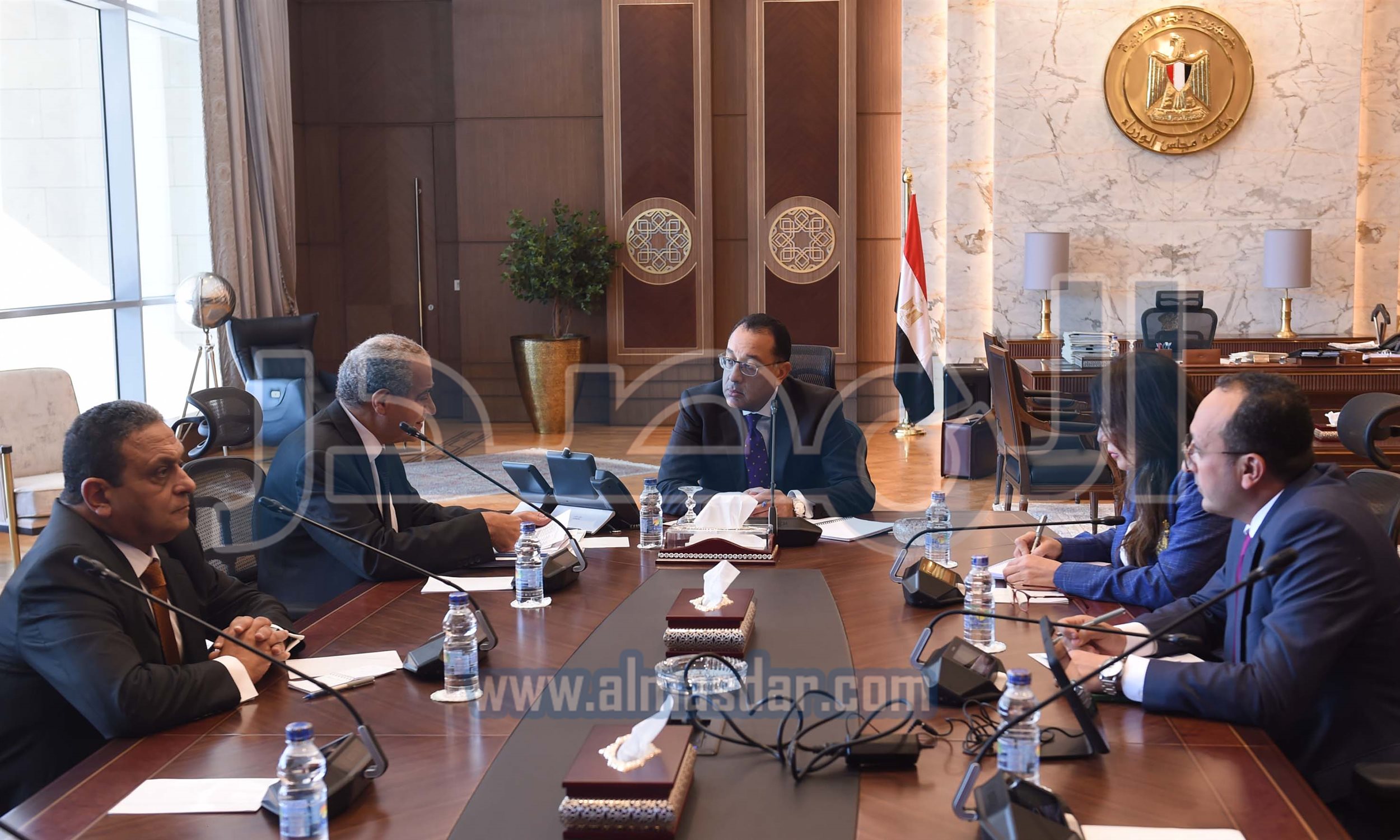 اجتماع متابعة موقف الأرصدة الاستراتيجية من السلع الأساسية