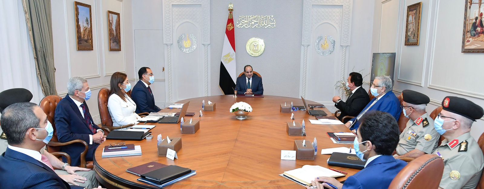 الرئيس السيسى يتابع منظومة المخازن الاستراتيجية للدواء