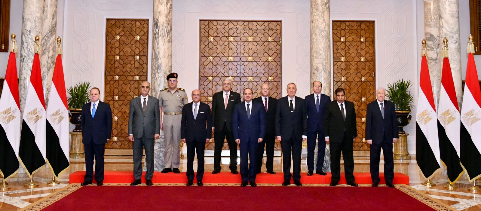 السيسي يجتمع بأعضاء المجلس الأعلى للجهات والهيئات القضائية