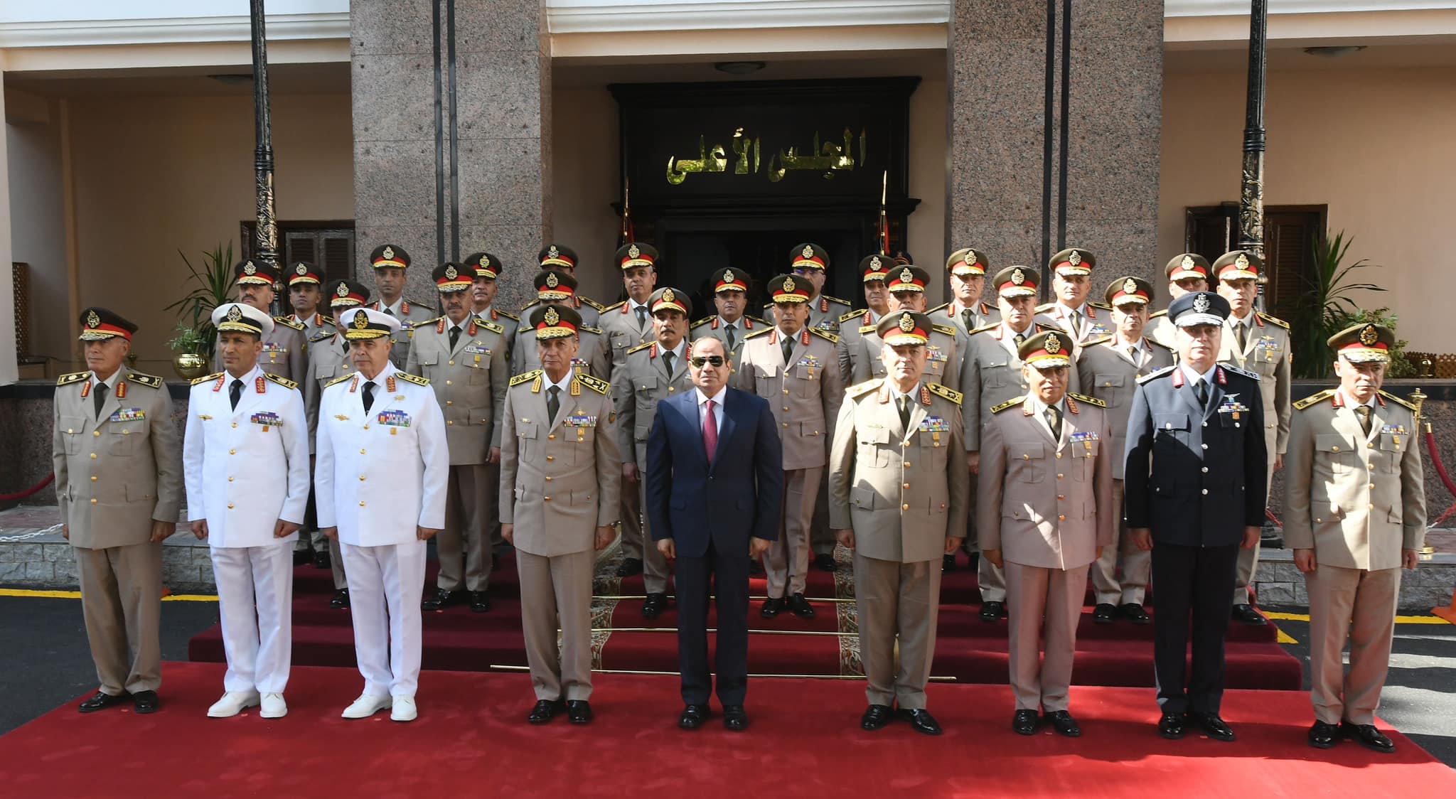 السيسي يترأس اجتماع المجلس الأعلى للقوات المسلحة