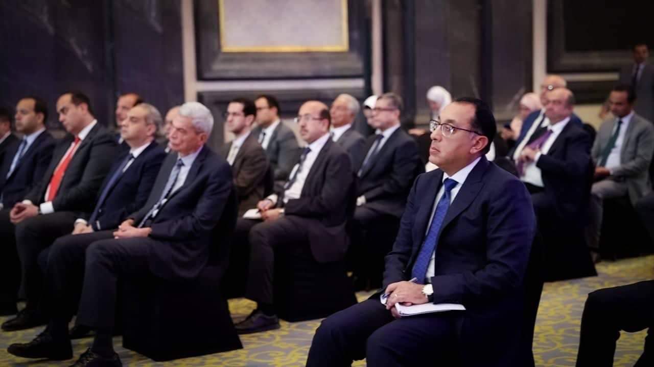 الدكتور مصطفي مدبولي في الجلسة النقاشية بالمؤتمر الاقتصادي