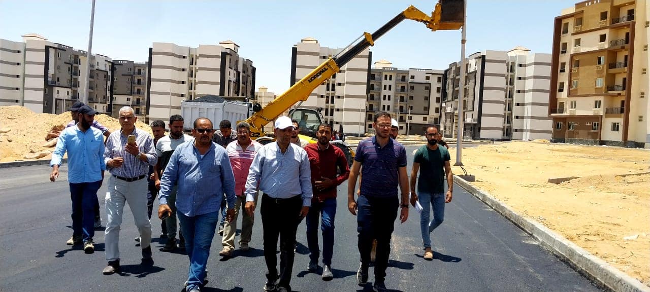 جولة تفقدية للمرحلة الثانية بسكن موظفي العاصمة الإدارية الجديدة بمدينة بدر