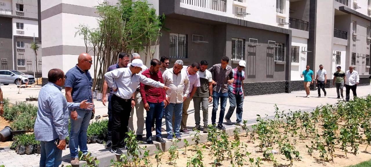 جولة تفقدية للمرحلة الثانية بسكن موظفي العاصمة الإدارية الجديدة بمدينة بدر