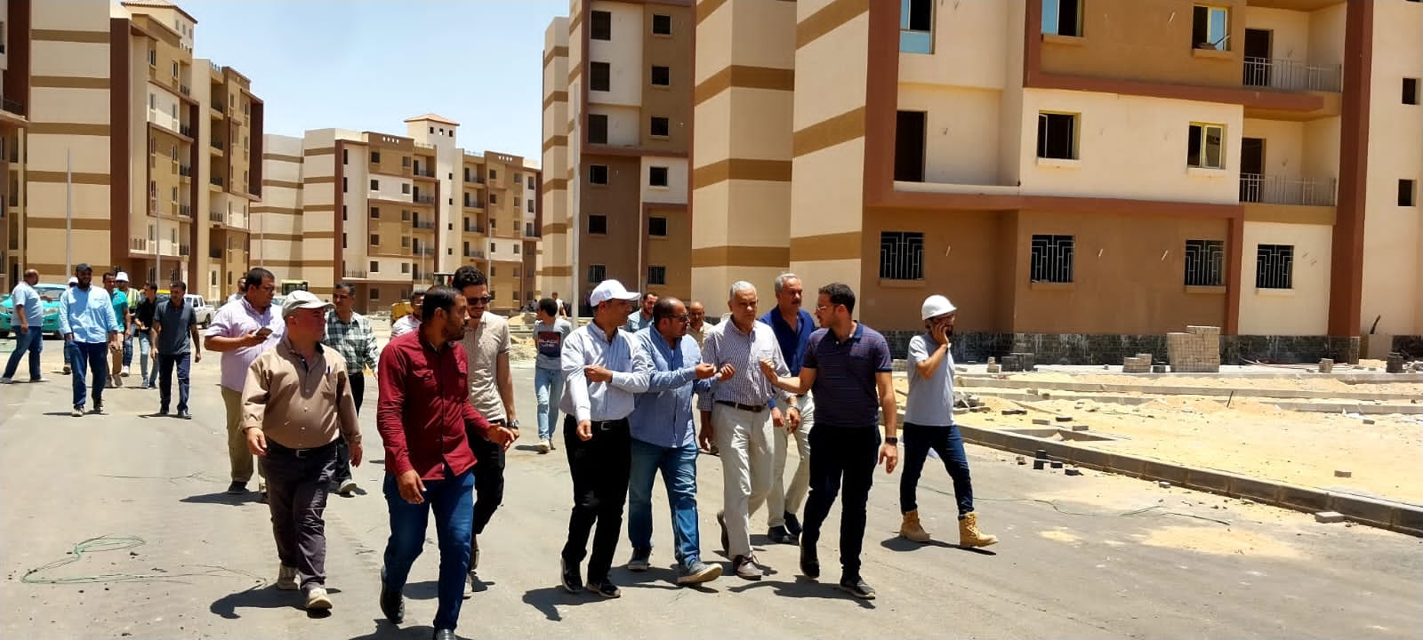 جولة تفقدية للمرحلة الثانية بسكن موظفي العاصمة الإدارية الجديدة بمدينة بدر