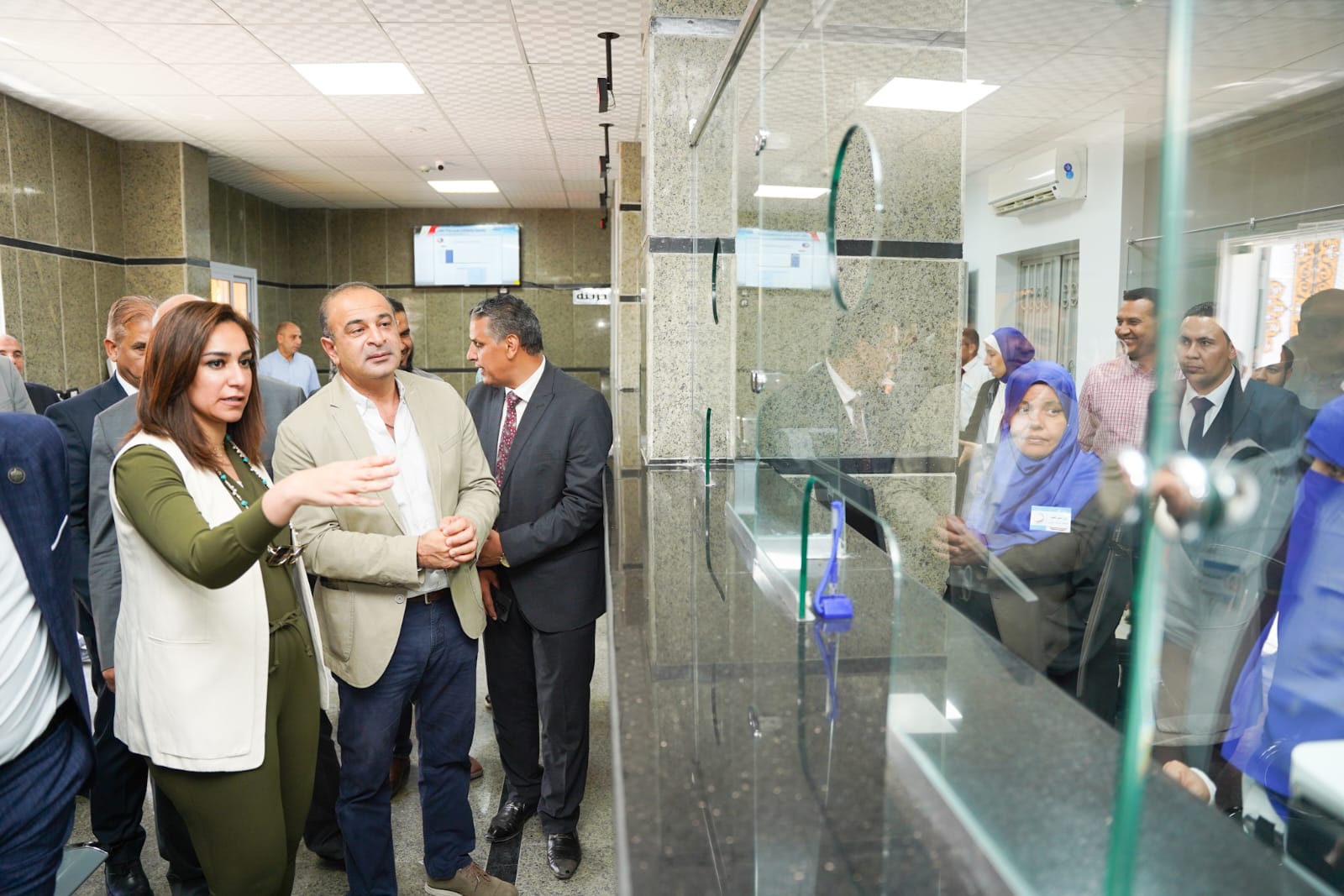 نائب وزيرة التخطيط يفتتح المركز التكنولوجي بمدينة بدر