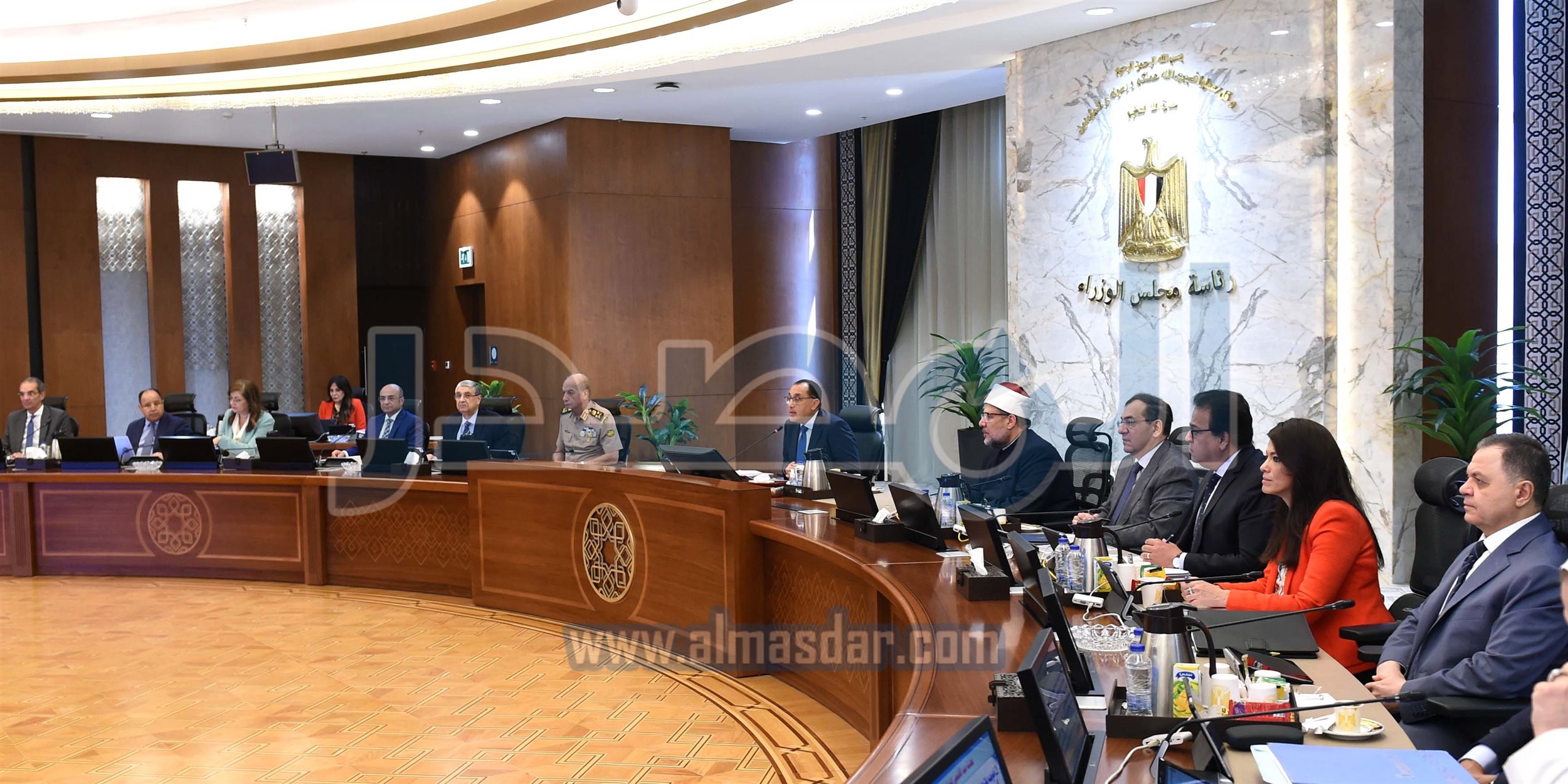 مجلس الوزراء يبدأ اجتماعه الأسبوعي بالعاصمة الإدارية