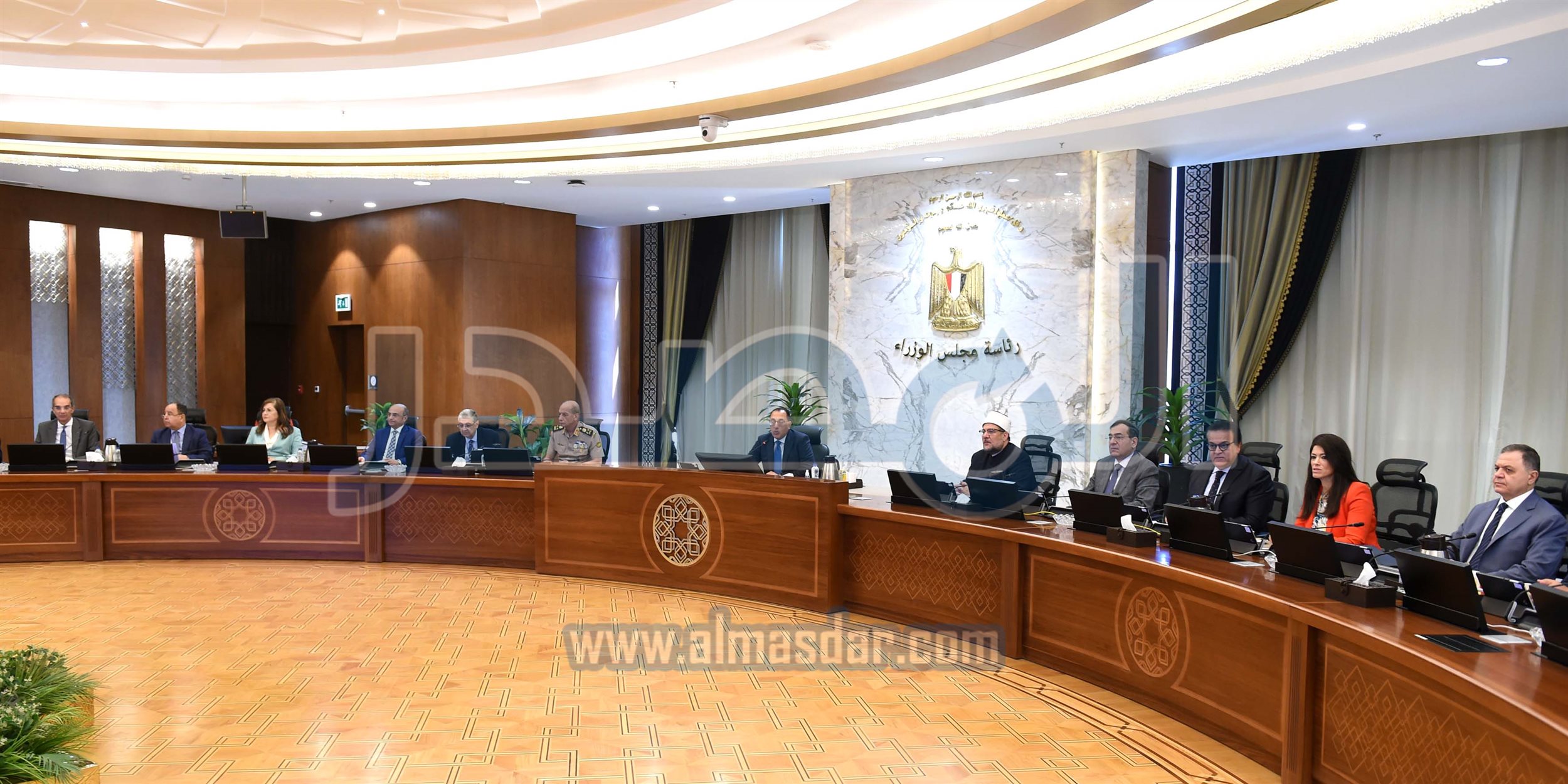 مجلس الوزراء يبدأ اجتماعه الأسبوعي بالعاصمة الإدارية