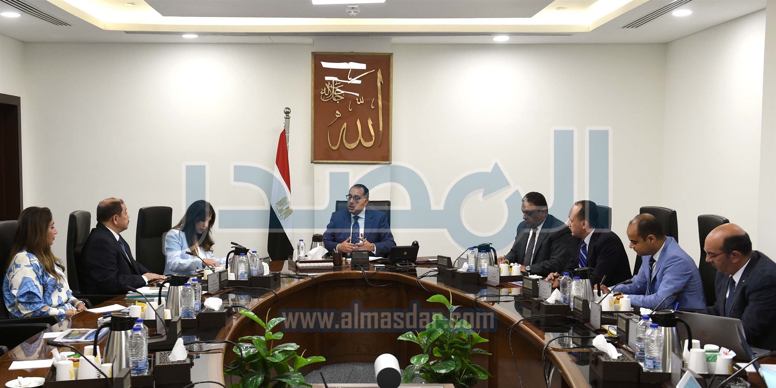 مدبولى يتابع مستجدات العمل بمشروع تنمية المنطقة الاقتصادية للمثلث الذهبي