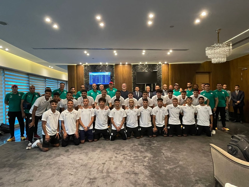 وزير الشباب والرياضة يستقبل أبطال المنتخب الأوليمبي