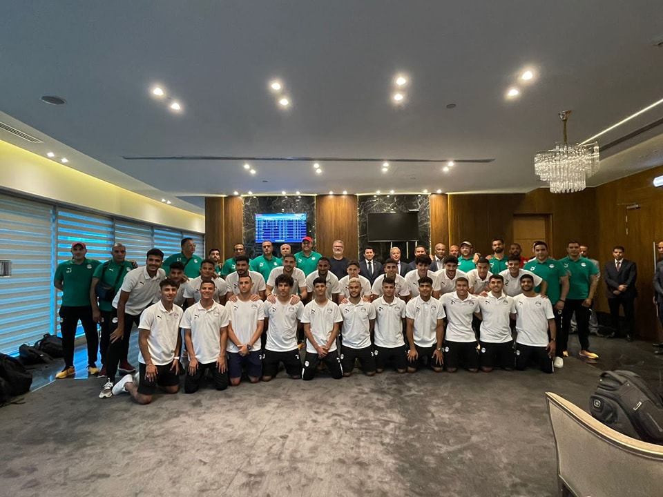 وزير الشباب والرياضة يستقبل أبطال المنتخب الأوليمبي