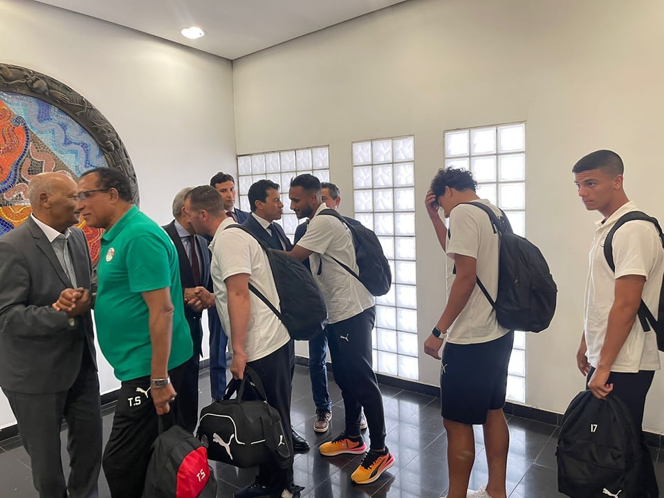 وزير الشباب والرياضة يستقبل أبطال المنتخب الأوليمبي