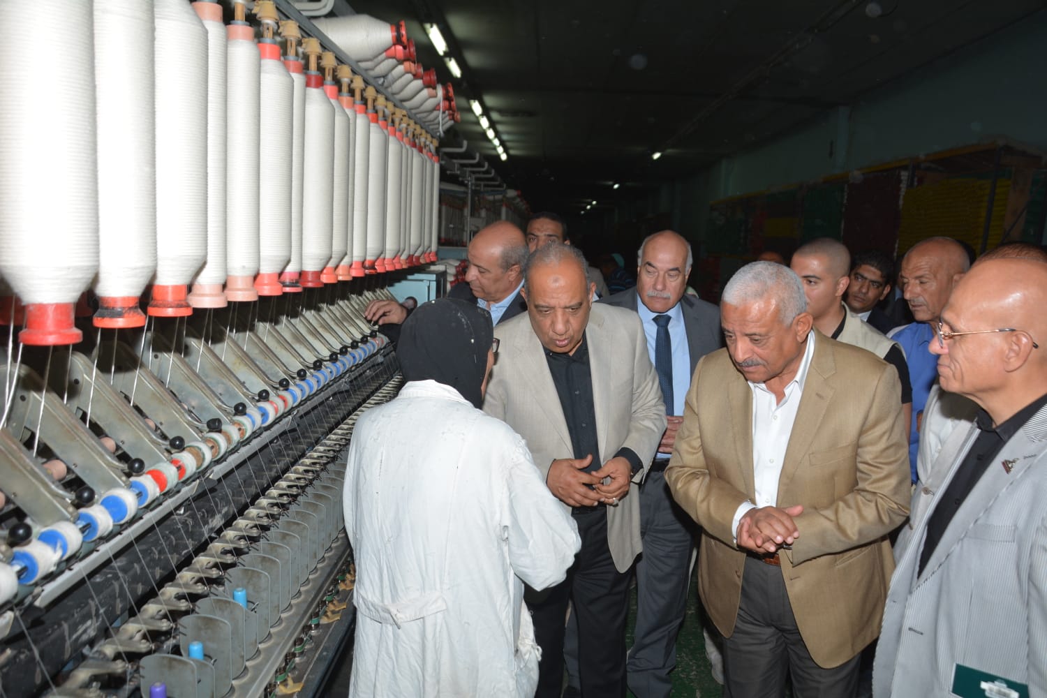 وزير قطاع الأعمال العام يتفقد مصانع النصر للأسمدة.، ويتابع مستجدات مشروع التطوير
