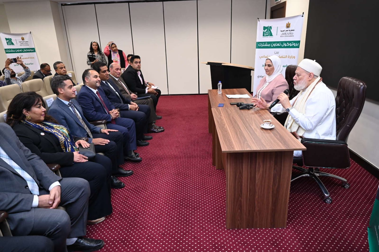 بروتوكول تعاون بين وزارة التضامن ومؤسسة مصر الخير
