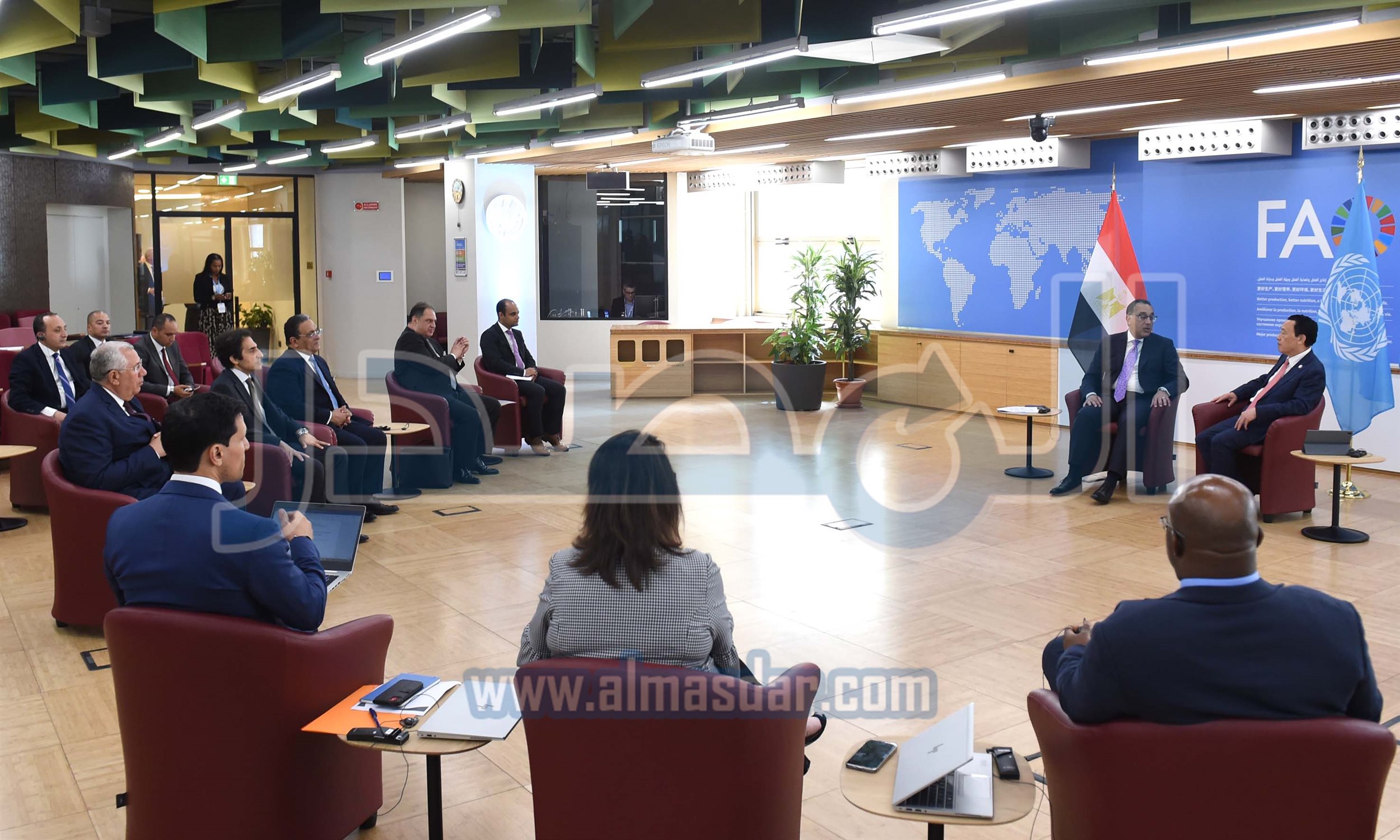 مدبولى يلتقى المدير العام لمنظمة الأغذية والزراعة �الفاو�