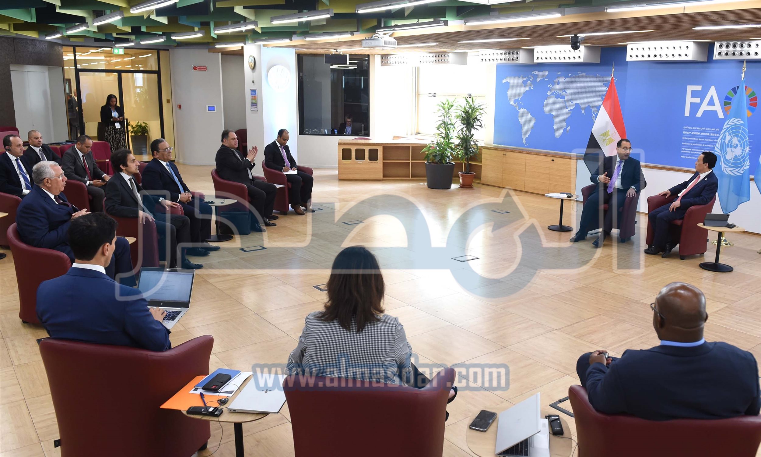 مدبولى يلتقى المدير العام لمنظمة الأغذية والزراعة �الفاو�