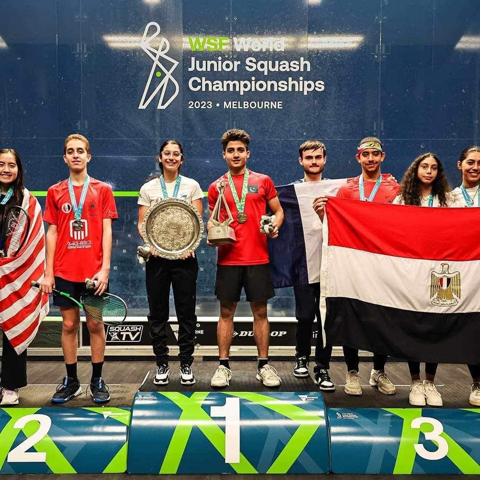 أمينة عرفي لاعبة منتخب مصر للإسكواش