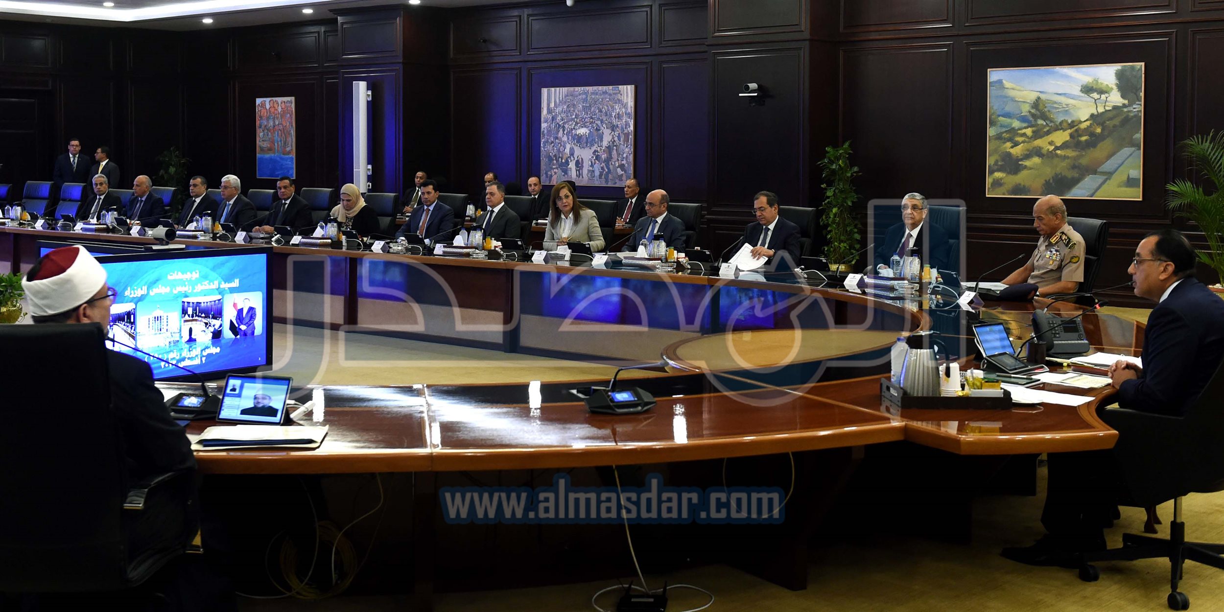 الاجتماع الأسبوعي لمجلس الوزراء