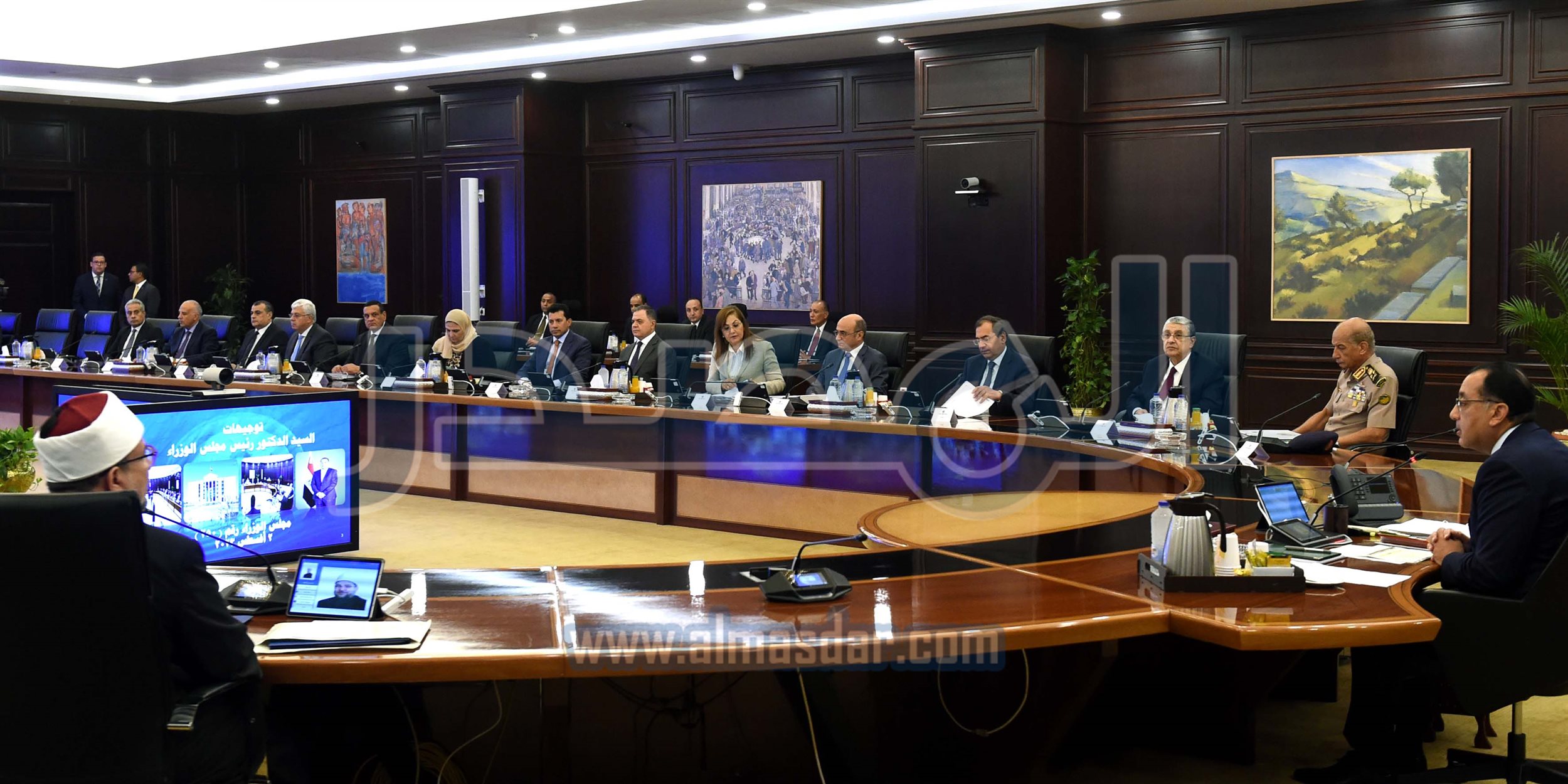 الاجتماع الأسبوعي لمجلس الوزراء
