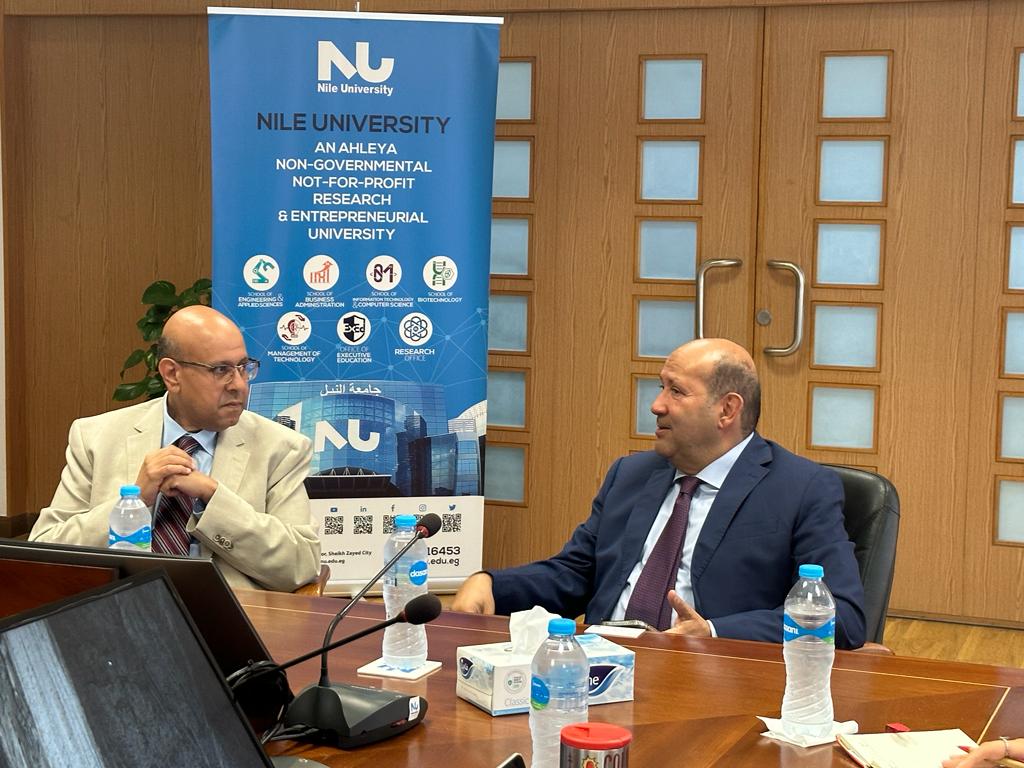 المبادرة الوطنية تبحث سبل التعاون المشترك مع جامعة النيل