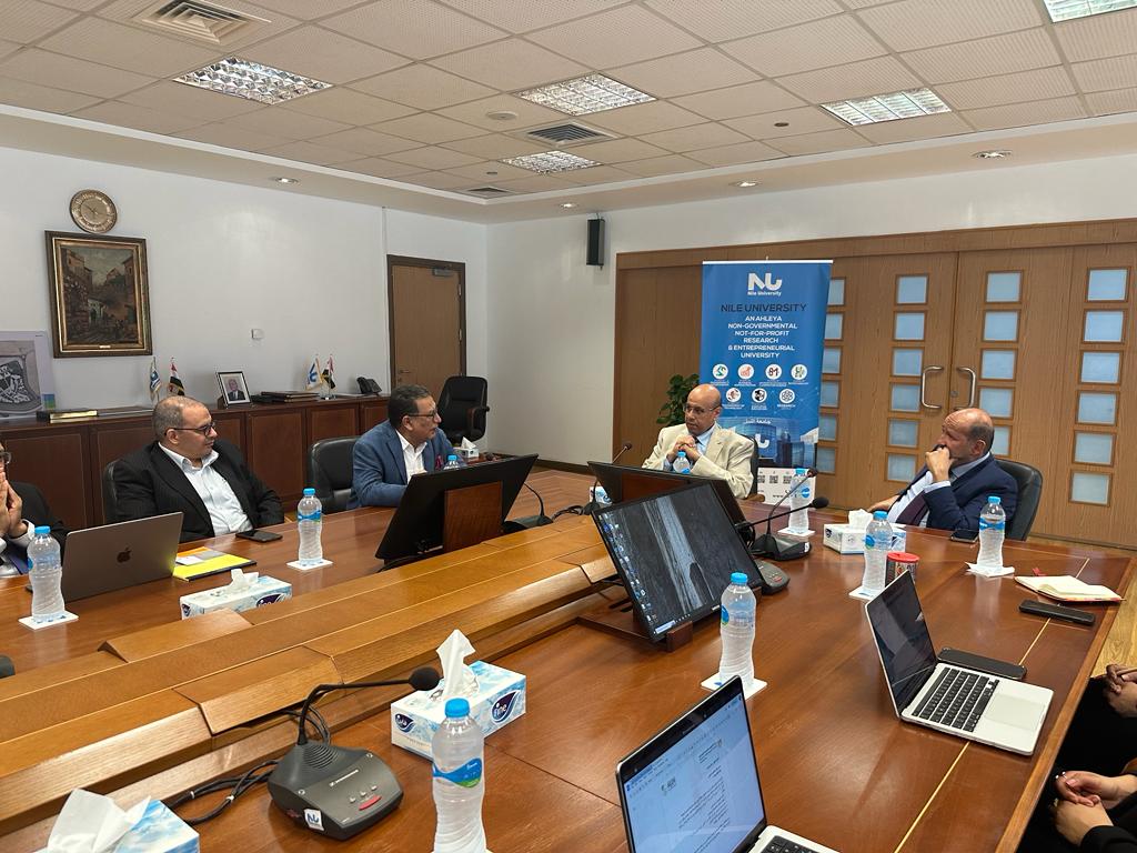 المبادرة الوطنية تبحث سبل التعاون المشترك مع جامعة النيل