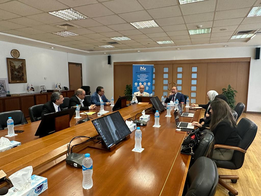المبادرة الوطنية تبحث سبل التعاون المشترك مع جامعة النيل