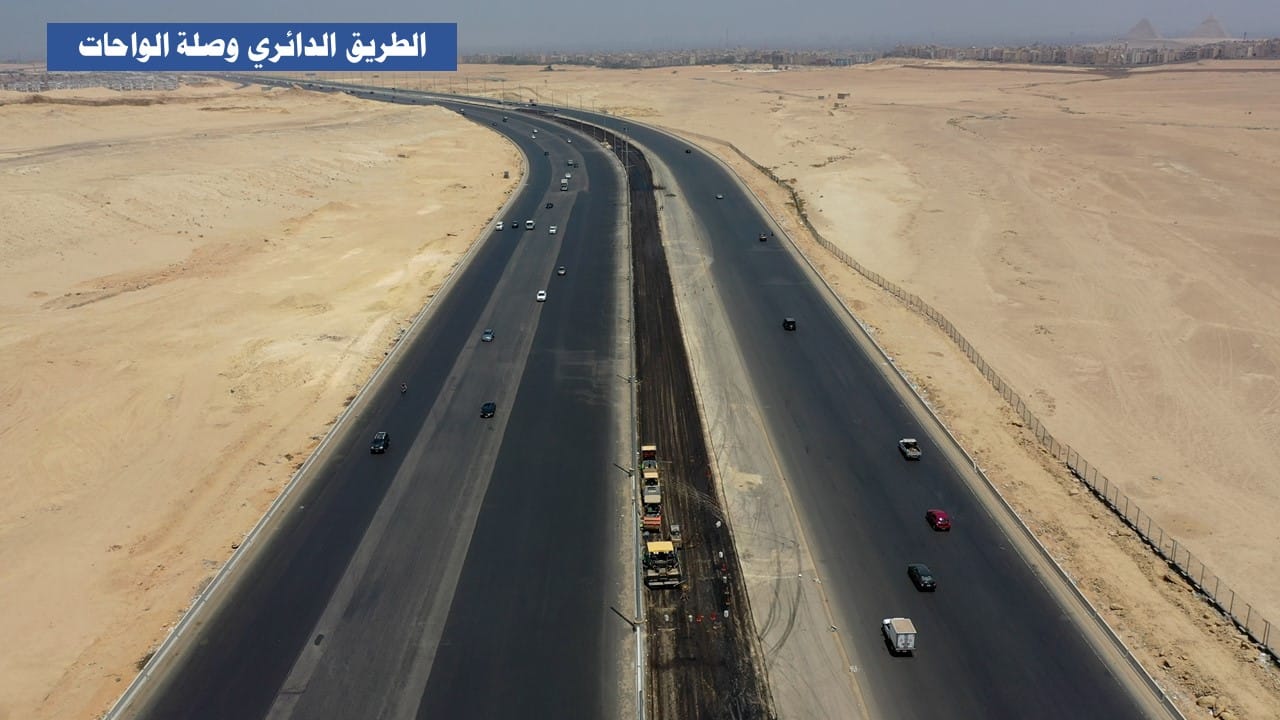 وزير النقل يتفقد مشروع تطوير الطريق الدائري
