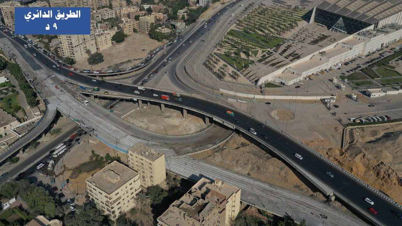 وزير النقل يتفقد مشروع تطوير الطريق الدائري