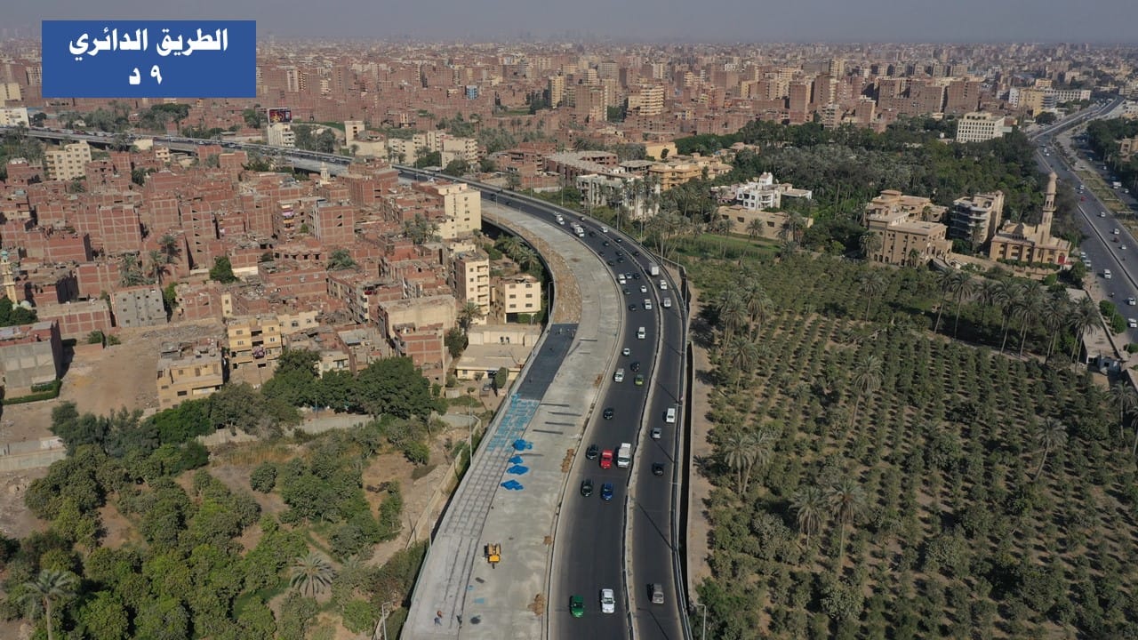 وزير النقل يتفقد مشروع تطوير الطريق الدائري