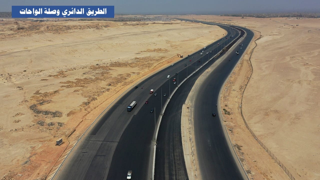 وزير النقل يتفقد مشروع تطوير الطريق الدائري