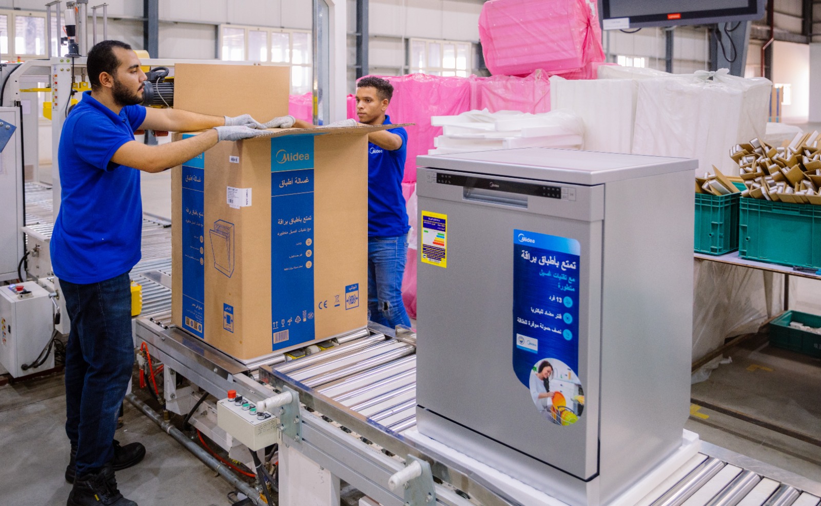 افتتاح رسمي لخط إنتاج مصنع Midea الصيني لغسالات الأطباق.. وإطلاق أول منتج بأياد مصرية