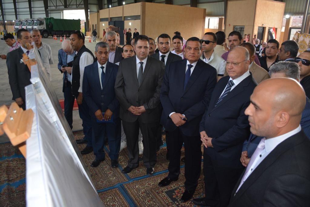افتتاح المحطة الوسيطة الثابتة بشارع �بورسعيد- غمرة�