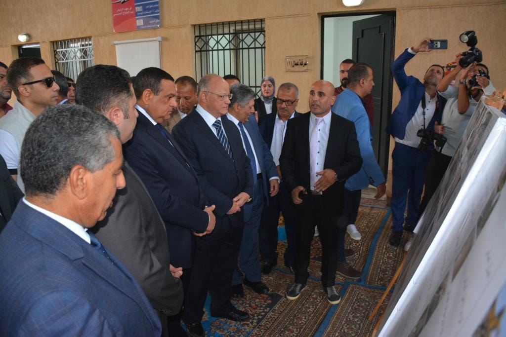 افتتاح المحطة الوسيطة الثابتة بشارع �بورسعيد- غمرة�