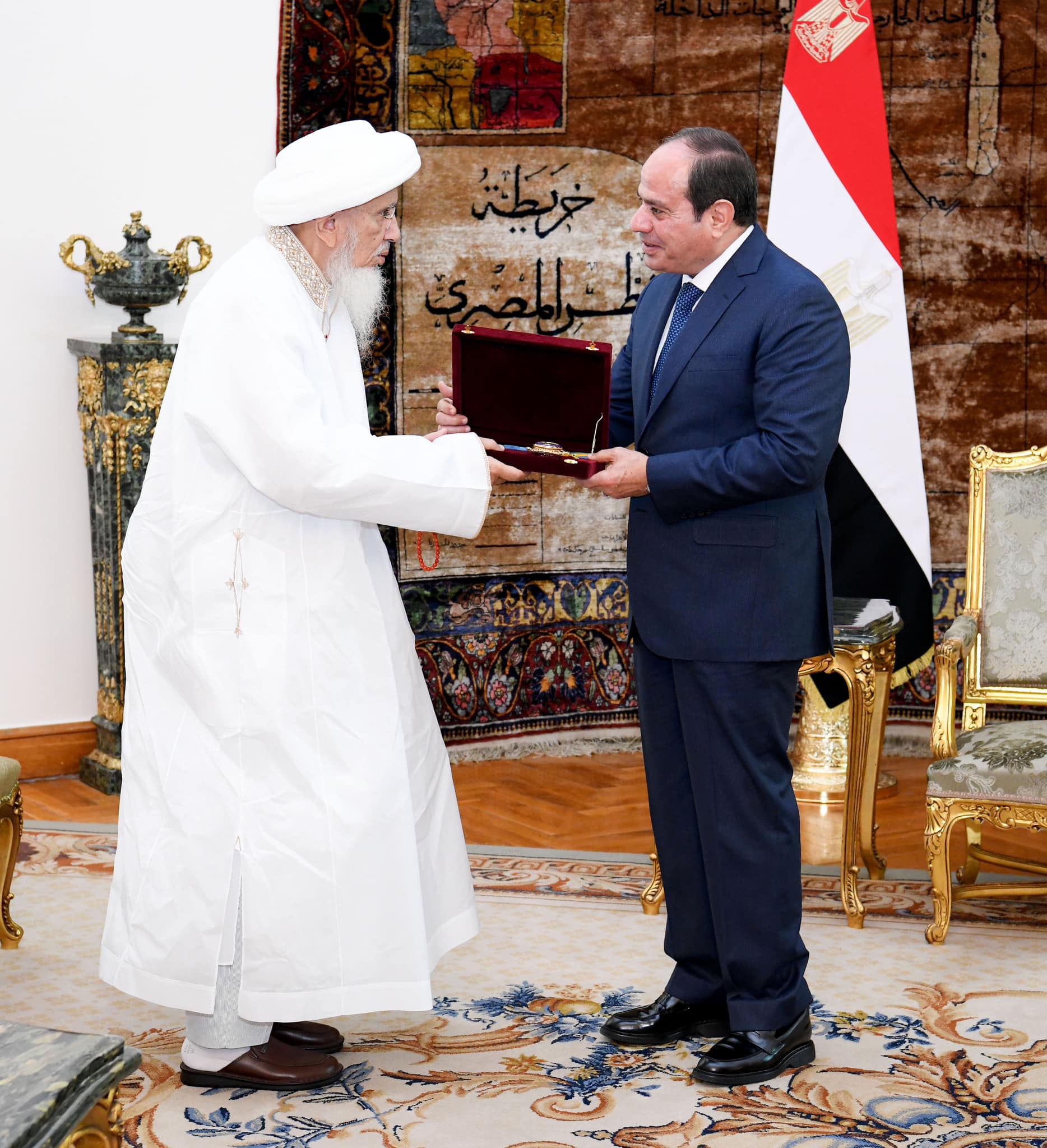 الرئيس السيسي اليوم السلطان مفضل سيف الدين