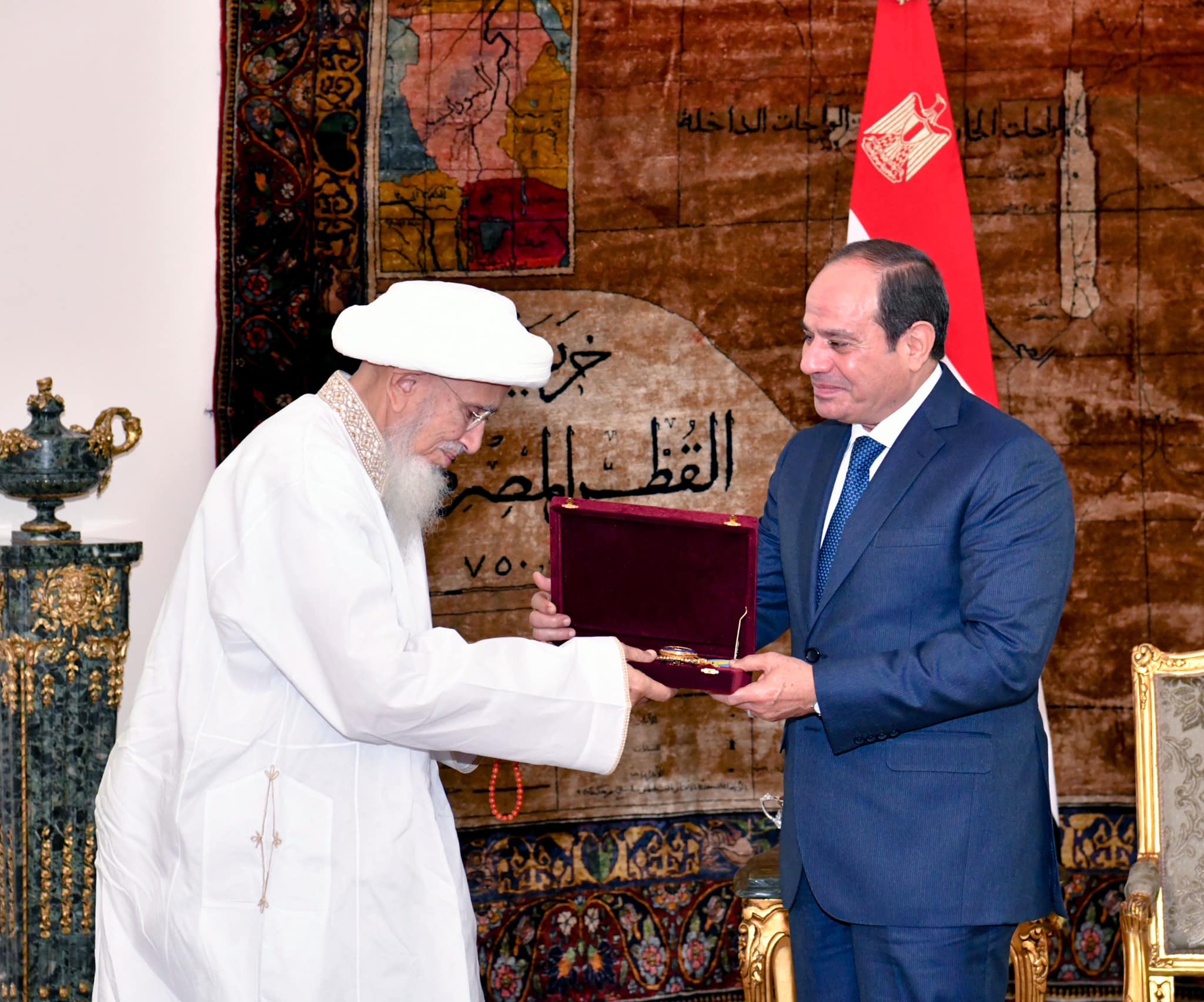الرئيس السيسي اليوم السلطان مفضل سيف الدين