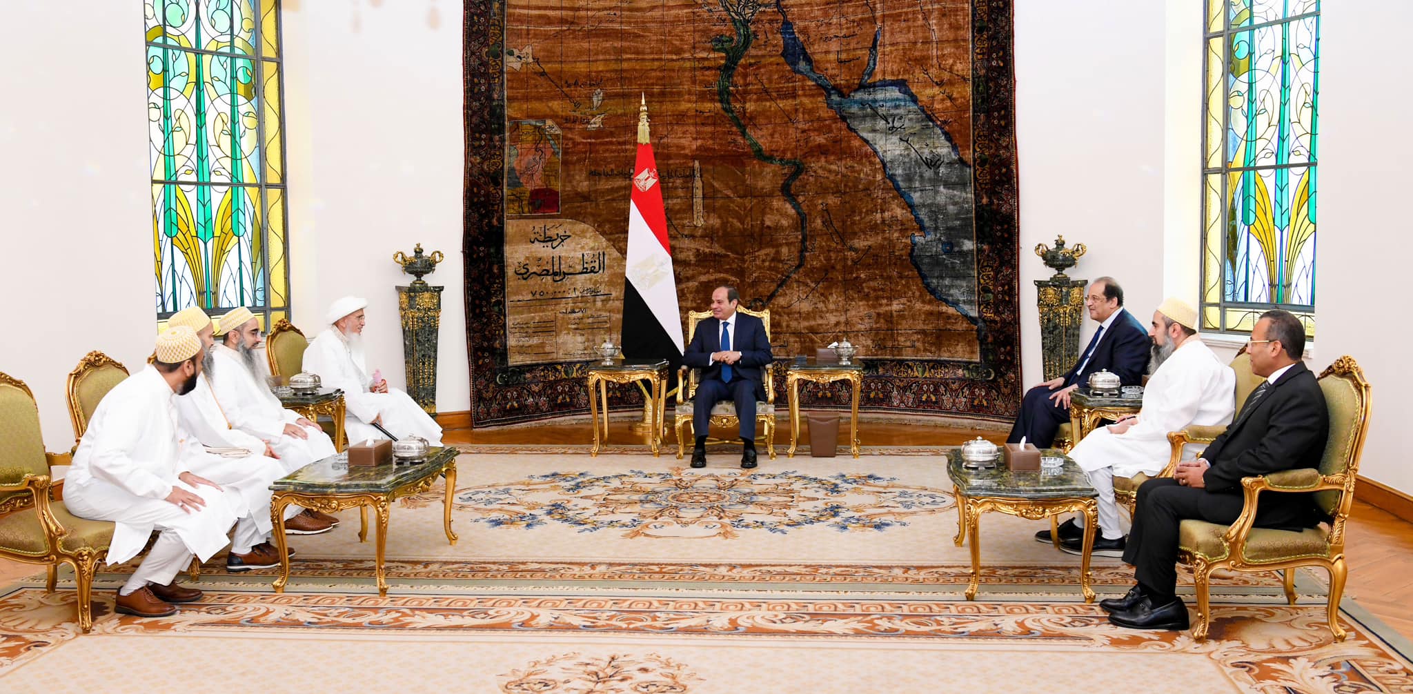 الرئيس السيسي اليوم السلطان مفضل سيف الدين