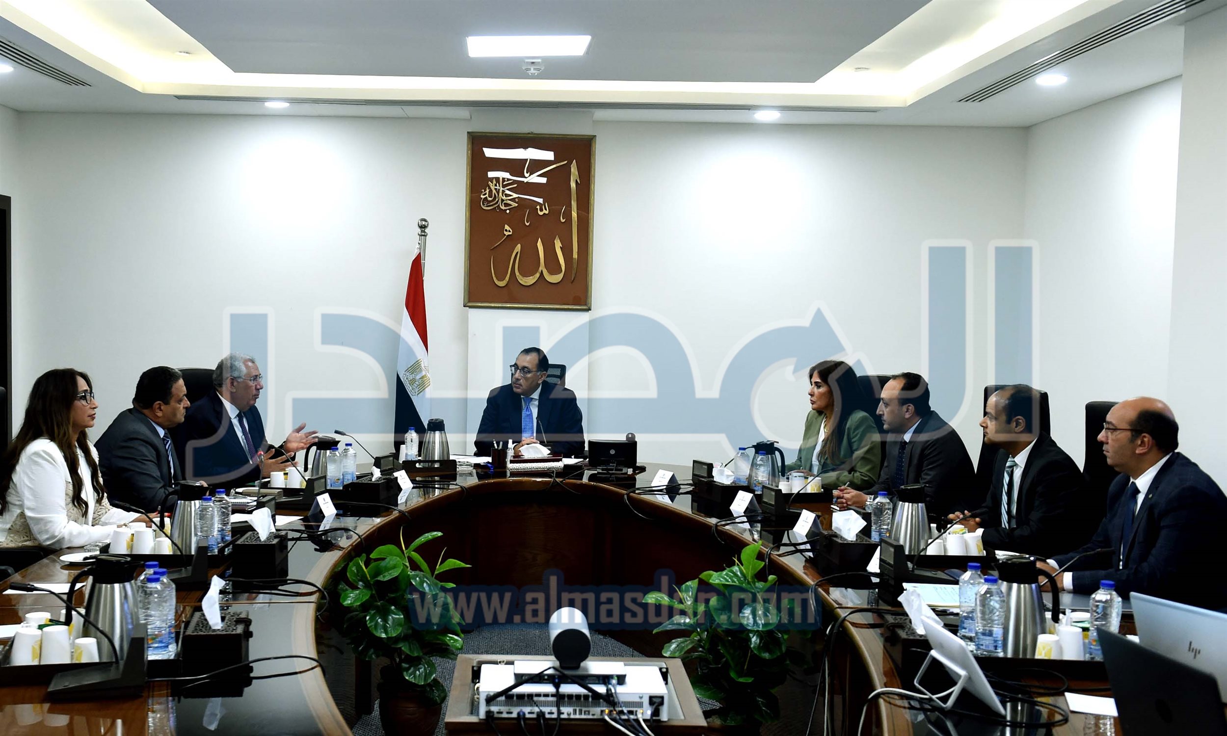 رئيس الوزراء فى اجتماع مع وزير الزراعة