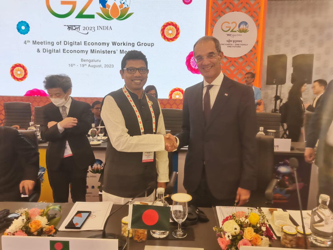 وزير الاتصالات ضمن أعمال مجموعة العشرين G20 بالهند