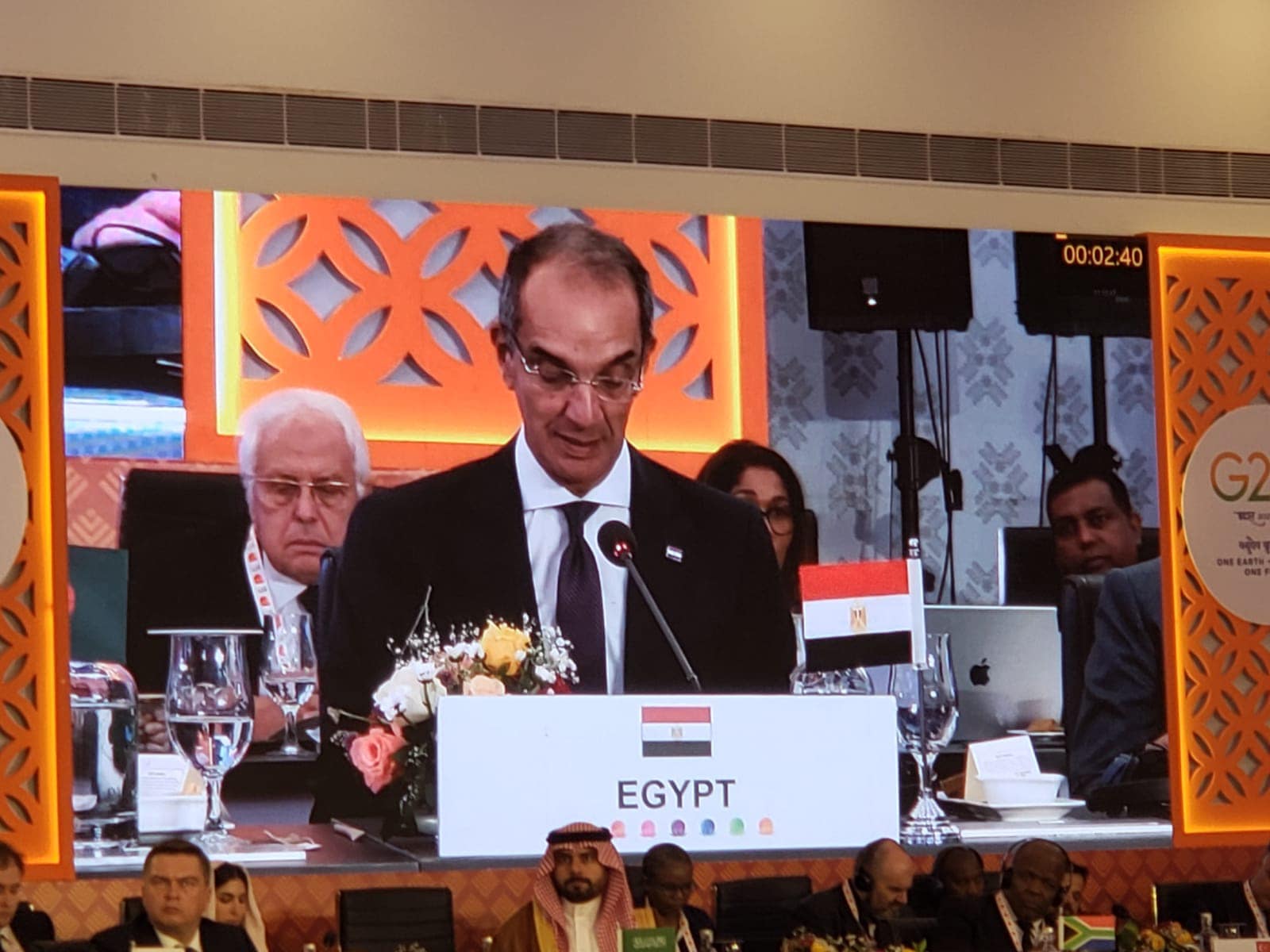 وزير الاتصالات ضمن أعمال مجموعة العشرين G20 بالهند